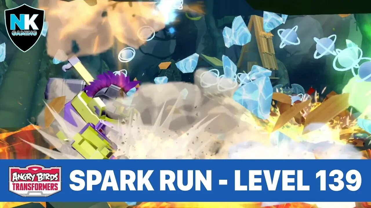 Angry Birds Transformers - Spark Run Series - Level 139 - Featuring Devastator