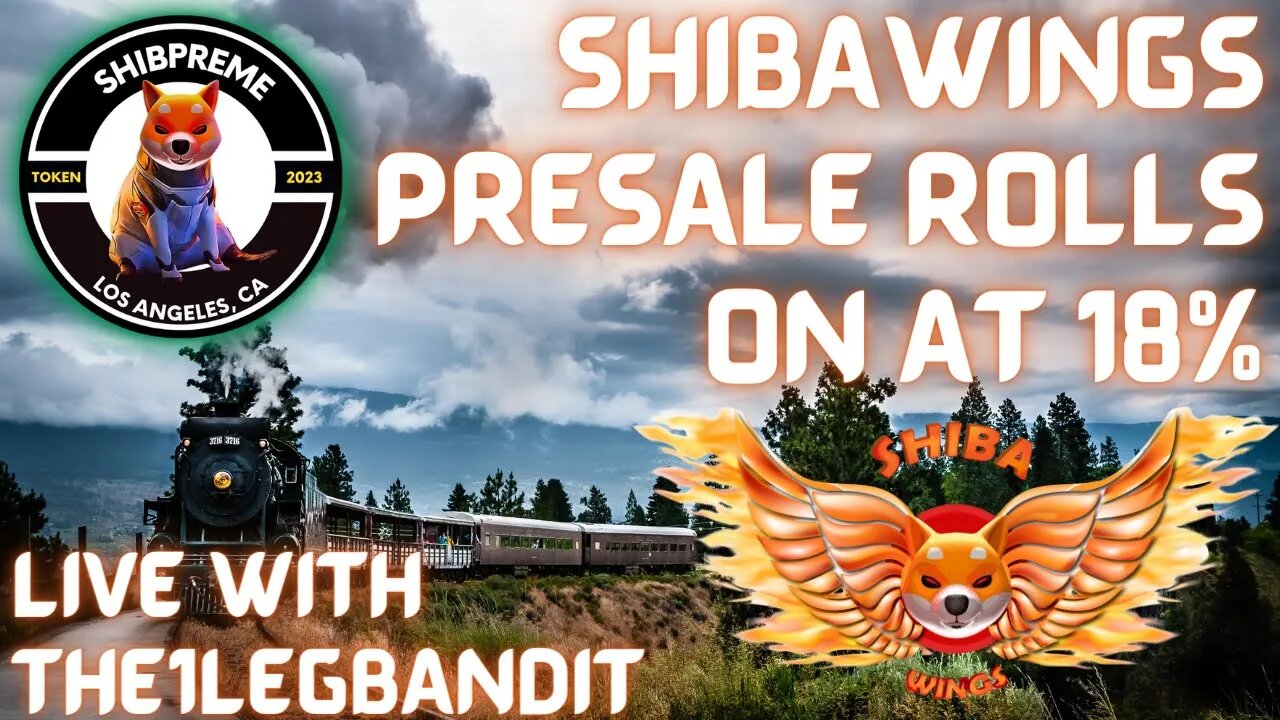 SHIBAWINGS 18% PRESALE ROLLS ON