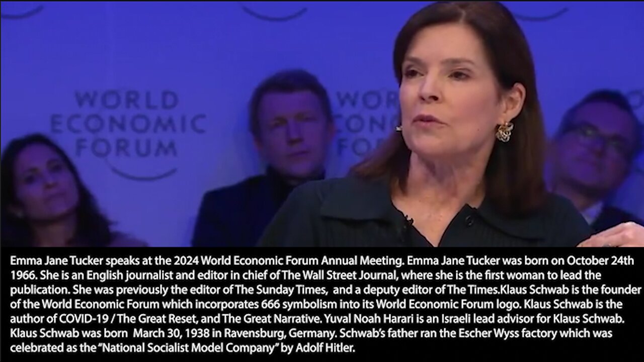 World Economic Forum | WEF 2024 | "If You Go Back Not That Long Ago, We Owned the News. We Were the Gate Keepers & We Owned the Facts. If It Said It In the Wall Street Journal, the New York Times Then That Was a Fact." - Emma Tucker