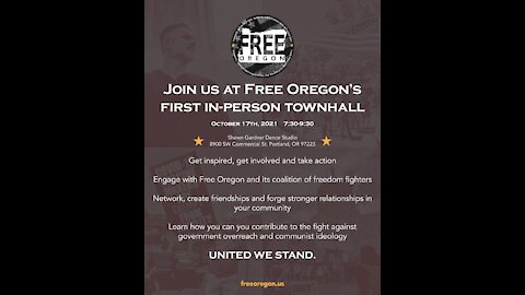 FREE OREGON TOWN HALL MEETING