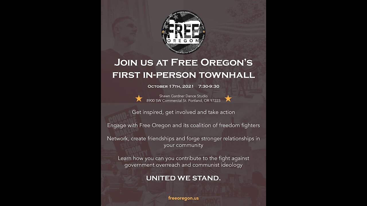 FREE OREGON TOWN HALL MEETING