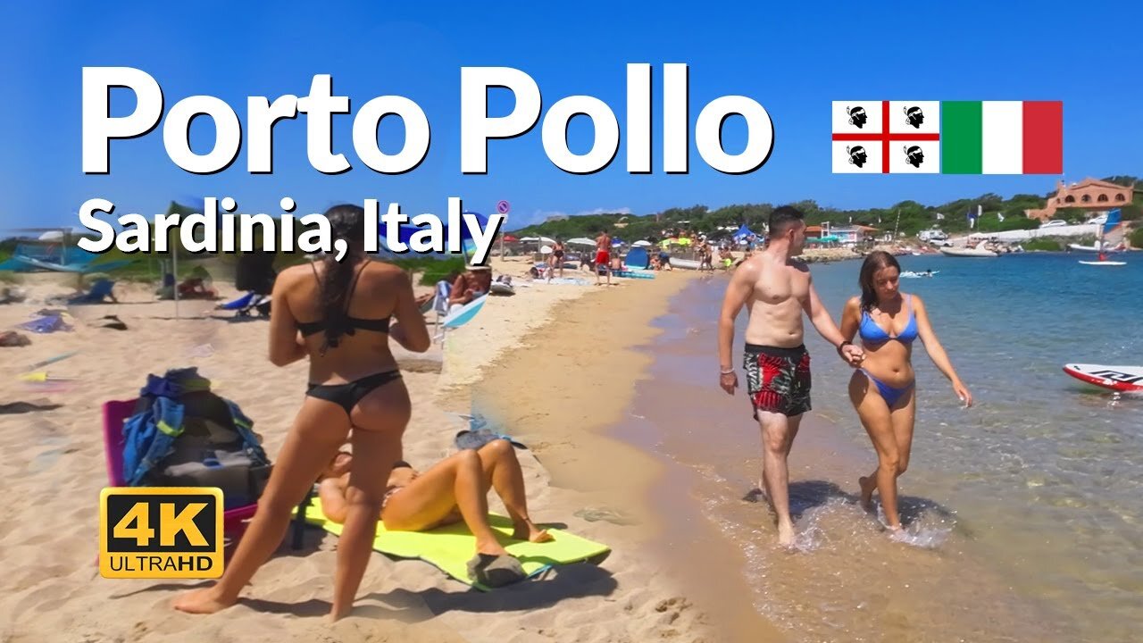 Porto Pollo Sardinia Beach Walk | Best Beaches in Sardinia, Italy - Porto Pollo Beach Tour