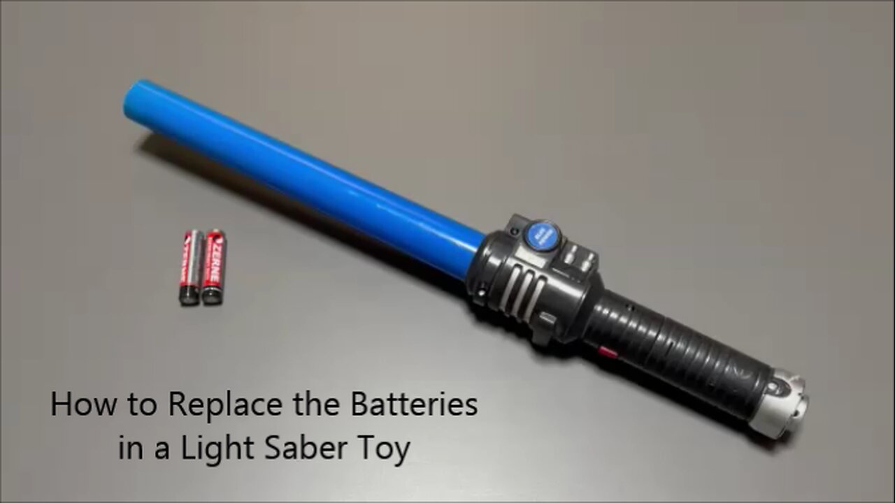 How to Replace the Batteries in a Light Saber Toy