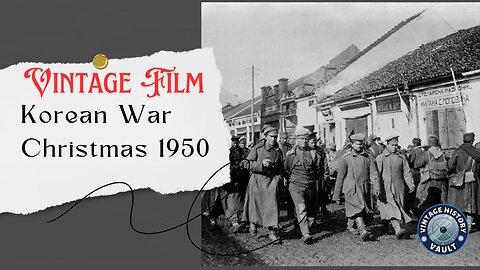 Vintage Film Korean war Christmas 1950's.