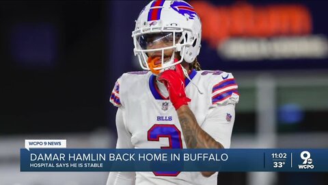 Damar Hamlin discharged from Cincinnati hospital, back in Buffalo