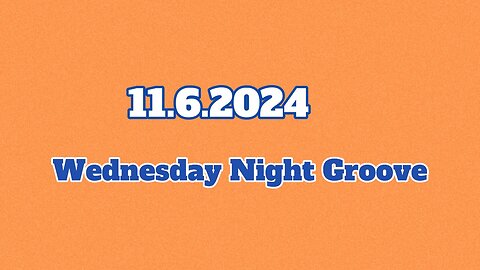 11.6.2024 - Groovy Jimmy Lives - Wednesday night Groove