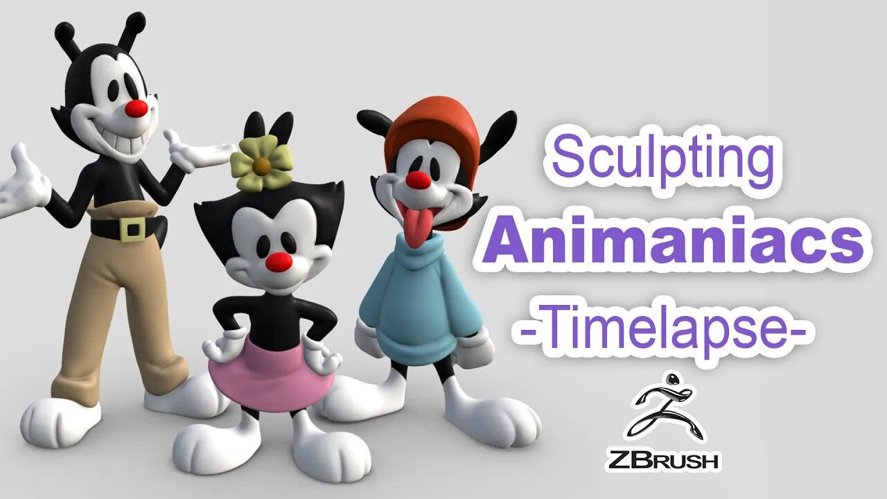 Animaniacs: Zbrush Timelapse - Kong's Corner