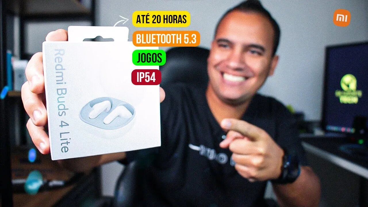 REDMI BUDS 4 LITE, o MELHOR FONE SEM FIO e CUSTO BENEFÍCIO! Unboxing e testes