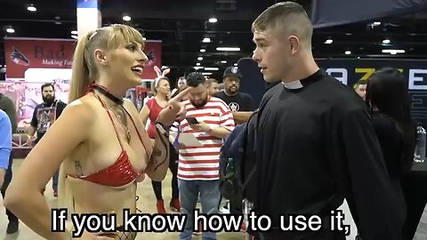 Asking spicy questions to pornstars