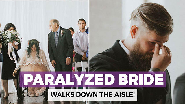 Her Parents Wheeled His Paralyzed Bride To The Aisle. Her Next Move Has Her Groom In Tears