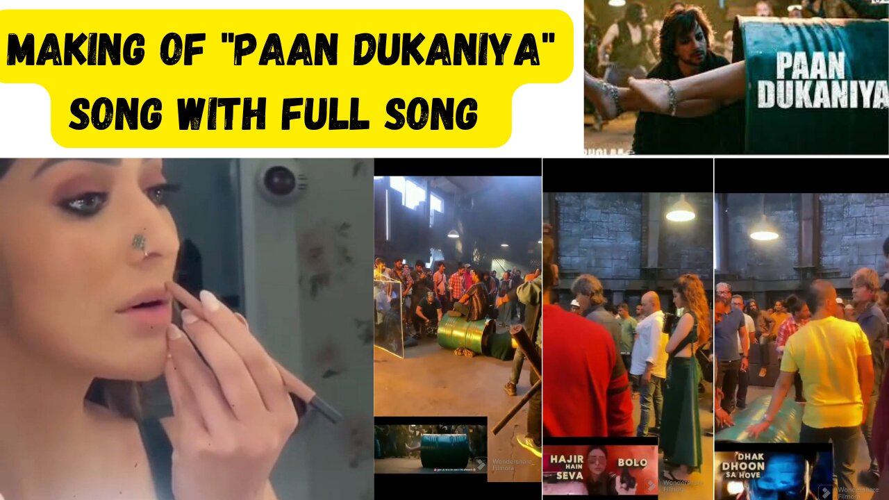 Paan dukaniya song behind the scene from Bhola movie | Ajay Devgan and Raai Laxmi item song