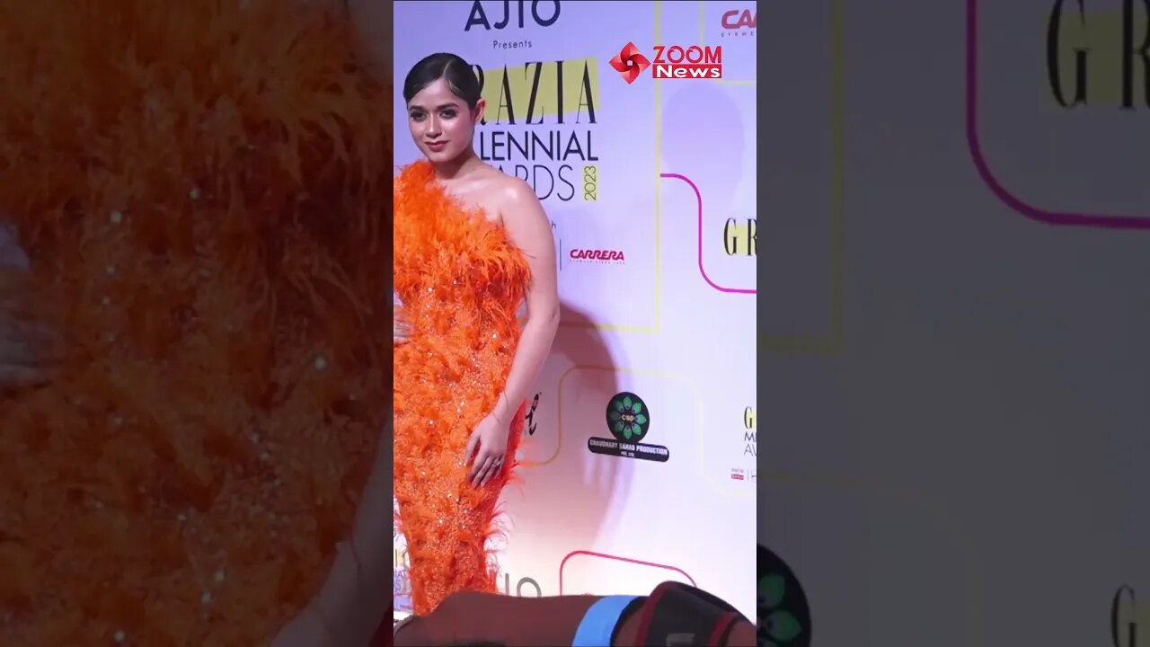 Jannat Zubair At AJIO Presents Grazia Millennial Awards 2023 | #shorts #jannatzubair #jannat