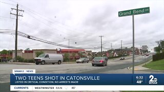 Two teens shot in Catonsville
