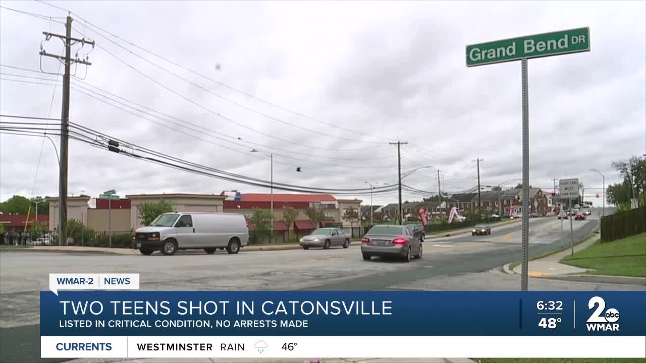 Two teens shot in Catonsville