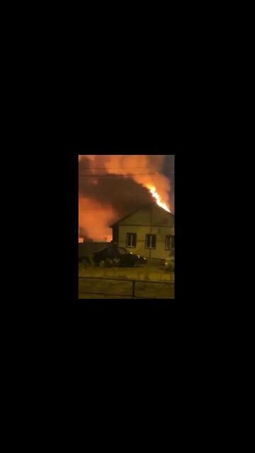 INTENSE EXPLOSION! in Belgorod Russia