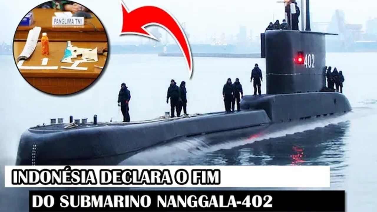 Indonésia Declara O Fim Do Submarino Nanggala-402