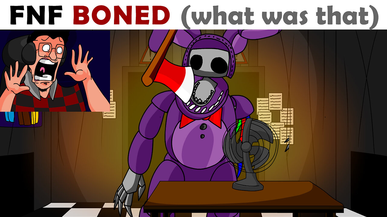 Markiplier playing FNAF 2 in Friday Night Funkin'