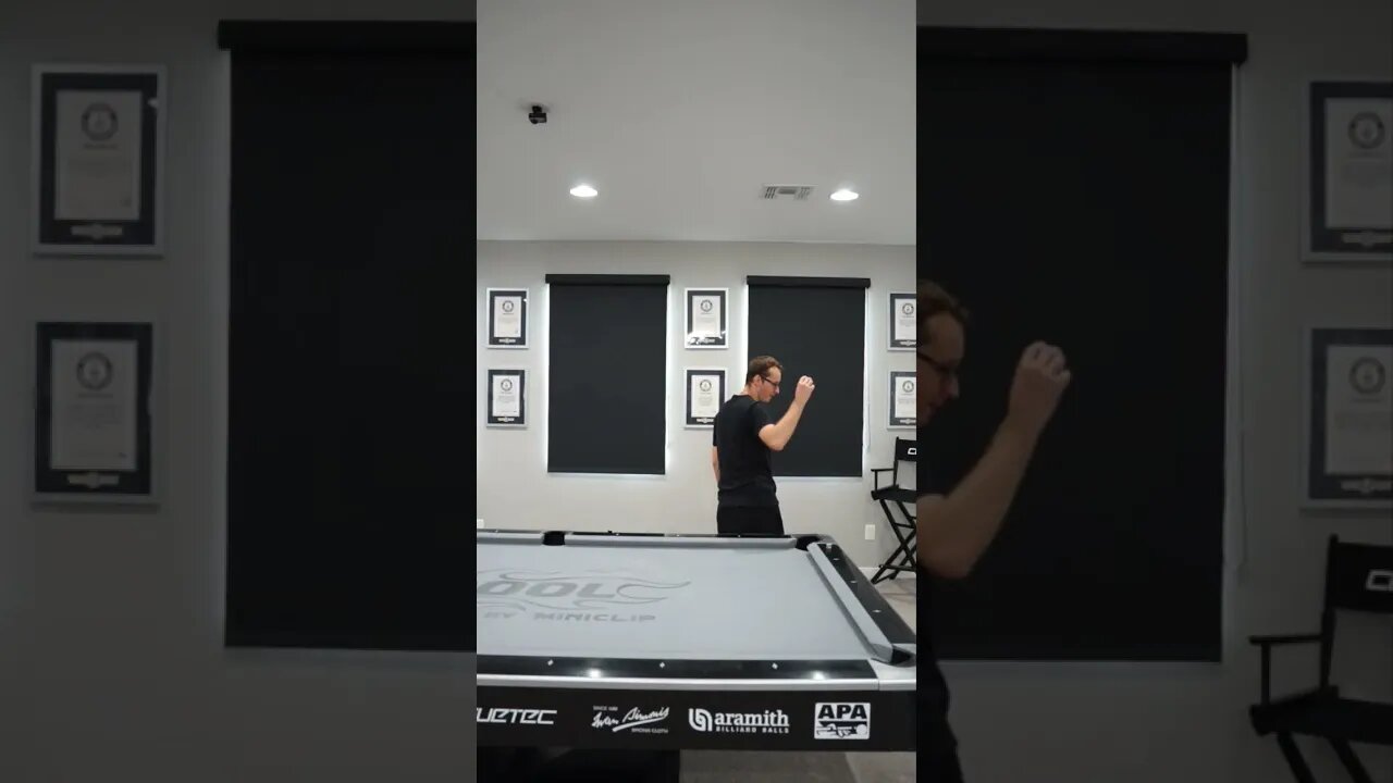 Short & Sweet Behind the Back Rail Jump No Look Catch 😅🎱 #shorts #8ballpool