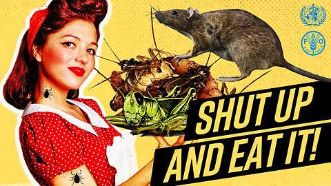 MAN IN AMERICA 3-28-23@2PM: They want us to eat WHAT? These people are SICK!