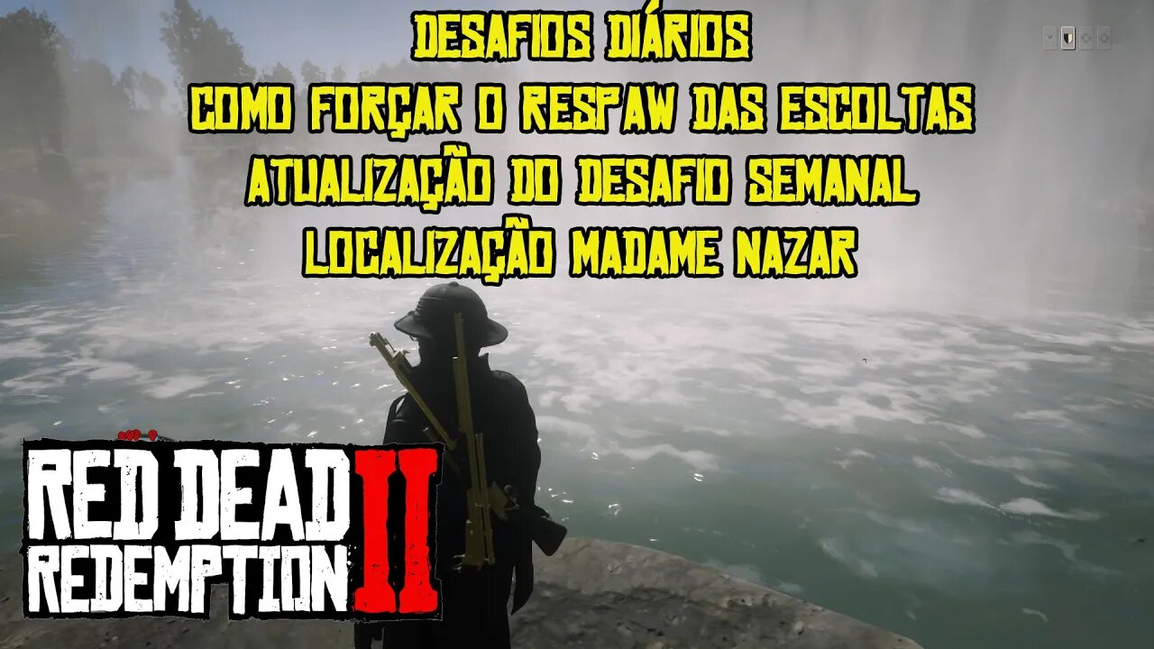 RED DEAD ONLINE DESAFIOS SEMANAL, DESAFIOS DIÁRIOS E MADAME NAZAR