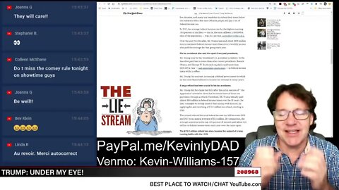 Something Something Trump #LieStream. Come something something chat.