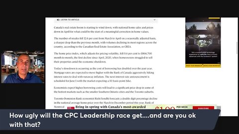How ugly will the Conservative Party Leadership race get