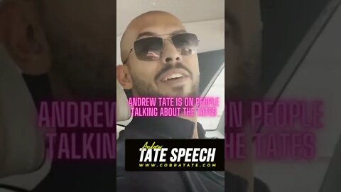 Andrew Tate is on people talking about the tates #Shorts