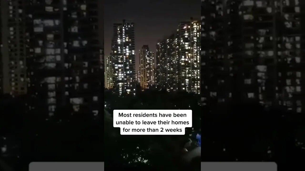 People in Shanghai scream from windows amid lockdown
