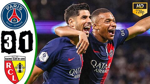 PSG vs Lens 3-1 Hіghlіghts & Goals 2023 Asensio & Mbappe Goal 🔥