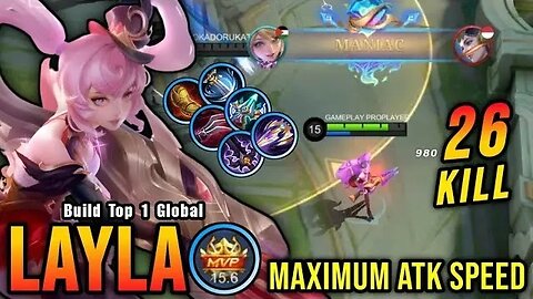 Layla is more of an assistant - Build Top 1 Global Layla ~ MLBB