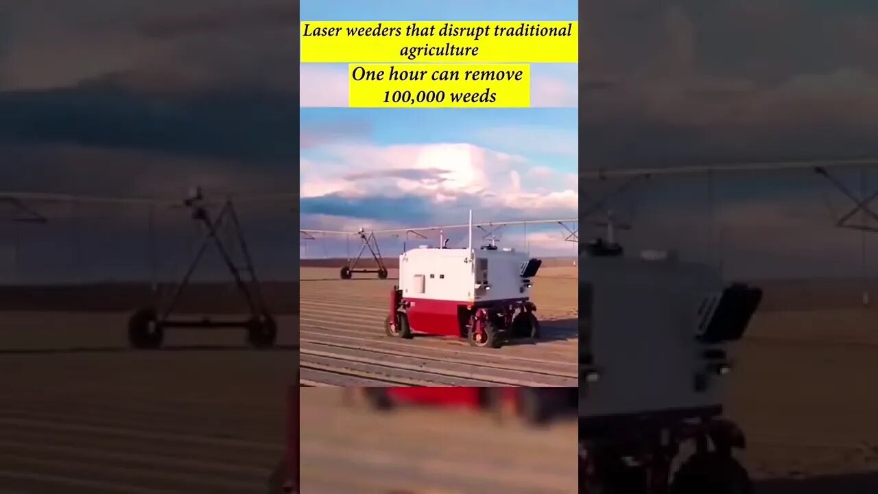 amazing technology laser weeders disturbs for agriculture fields