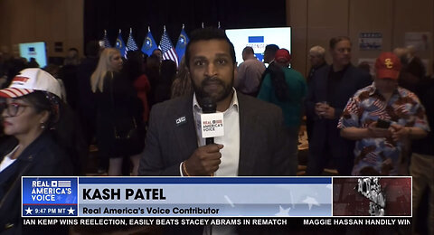 Kash Patel speaking live in the great state of Nevada.