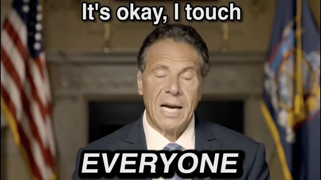 Andrew Cuomo "It's okay I touch everyone"