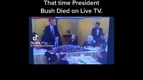 That time President Bush aka Nazi Sherff Family Died on LIVE TV