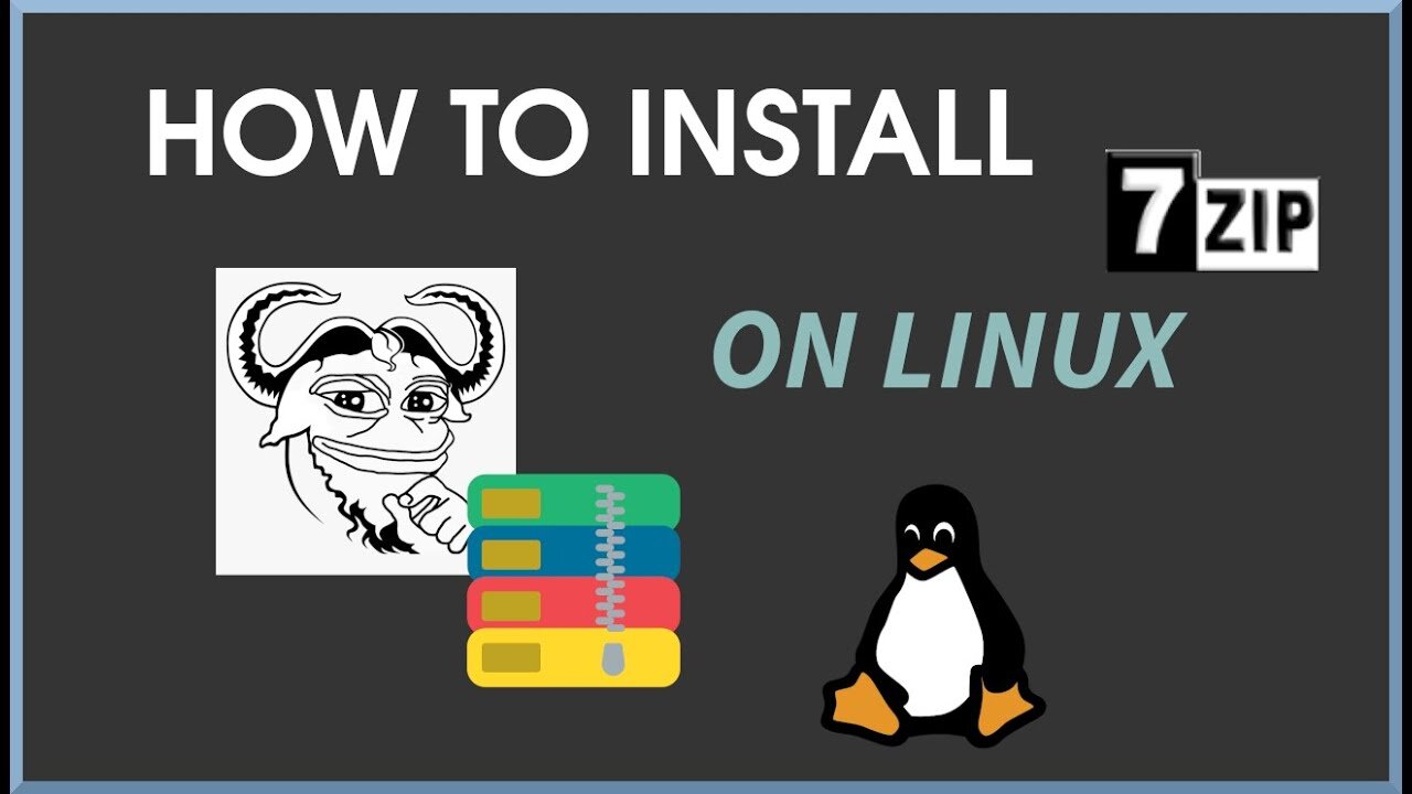 How to install 7ZIP on LINUX 📀🐧