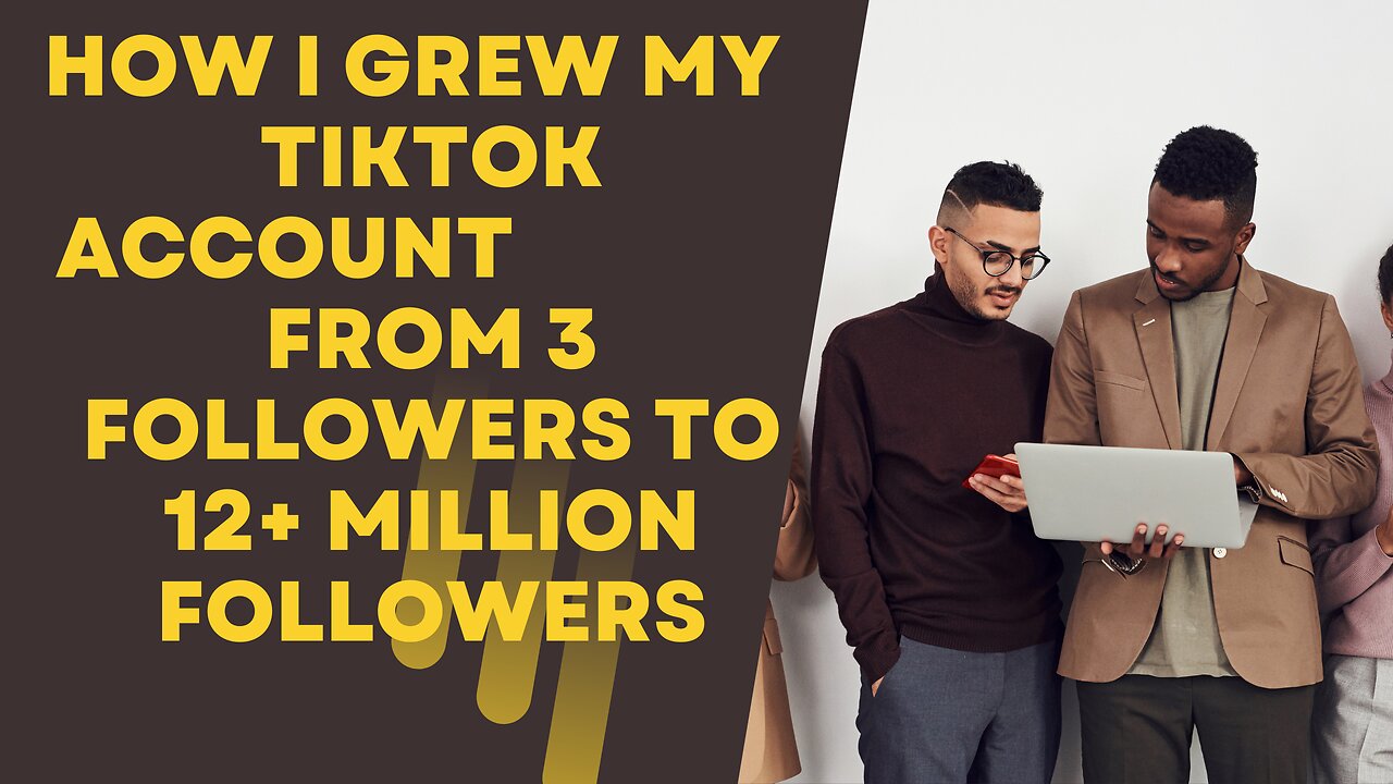 How I grew my TikTok ACCOUNT from 3 Followers to 12+ Million Followers