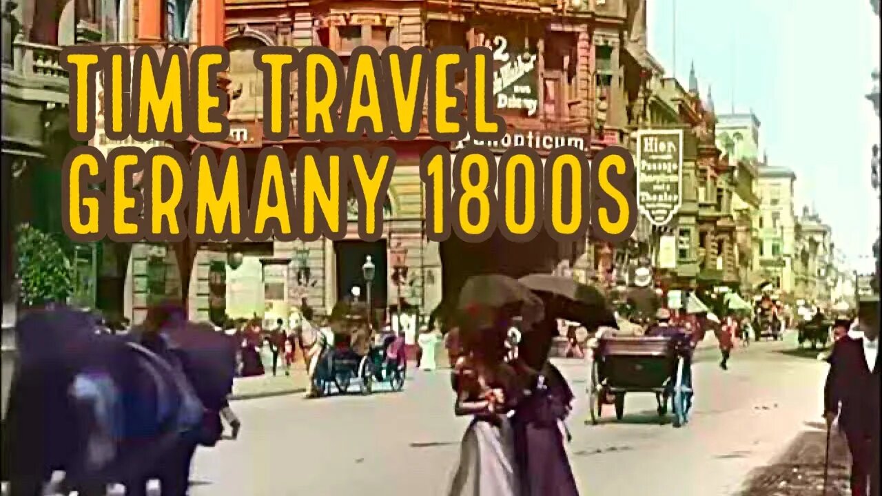 INSANE Berlin 1800s Colorized Film |Frederick Street Germany