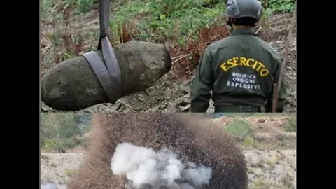 Uma bomba da segunda grande guerra foi encontrada na Itália