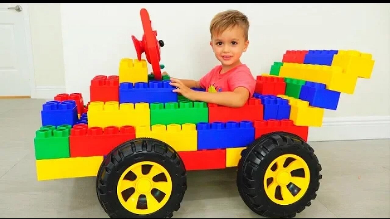 Vlad and Nikita play with Toy Cars - Collection video for kids