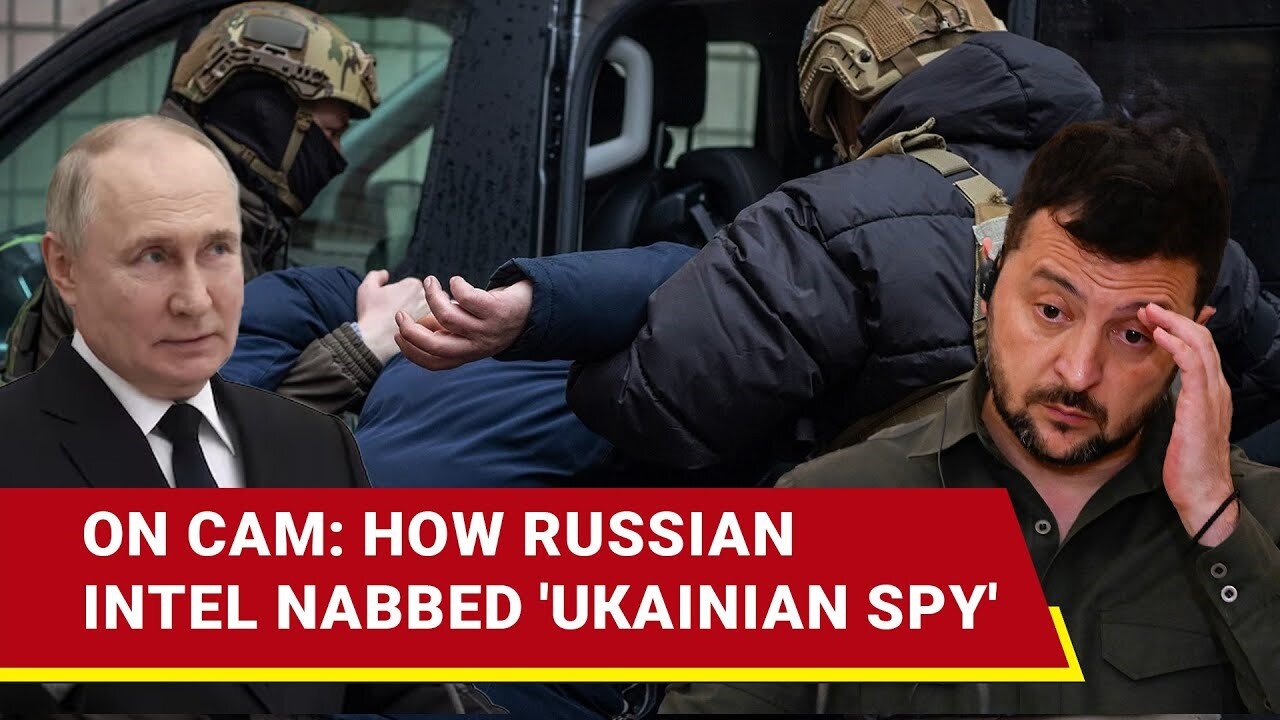 Russian FSB Releases Dramatic Footage Of Intel Sleuths Chasing 'Ukrainian Spy' In Russia | Watch