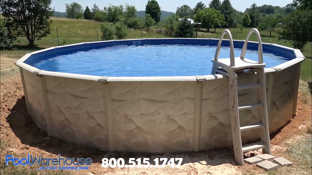 52" Wall Above Ground Swimming Pool: Mountain Loch Style