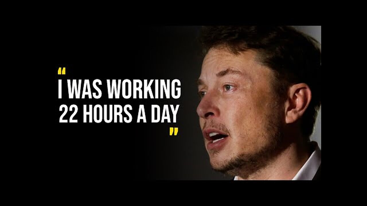 IT WILL GIVE YOU GOOSEBUMPS - Elon musk Motivational video