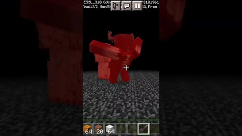 Can five iron golem kill a warden || #shorts #minecraftpe
