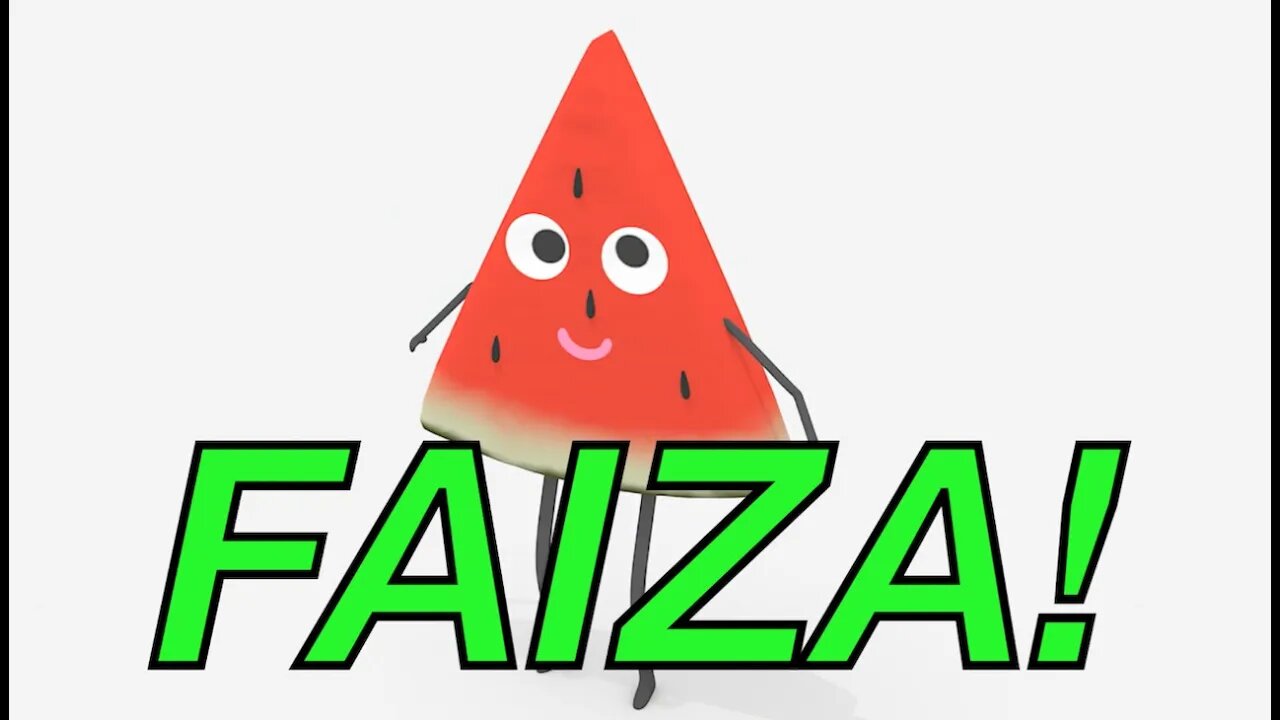 Happy Birthday FAIZA! - WATERMELON Birthday Song
