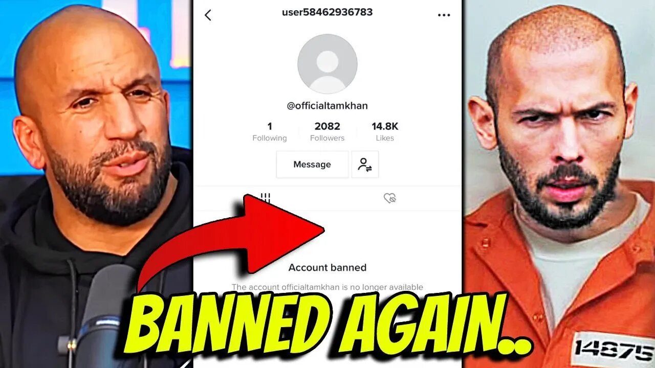 Andrew Tate Best Friend BANNED On Social Media AGAIN
