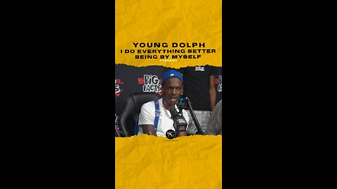 #youngdolph I do everything better being by myself. Do you prefer 2b by yourself? 🎥 @bigfactspod