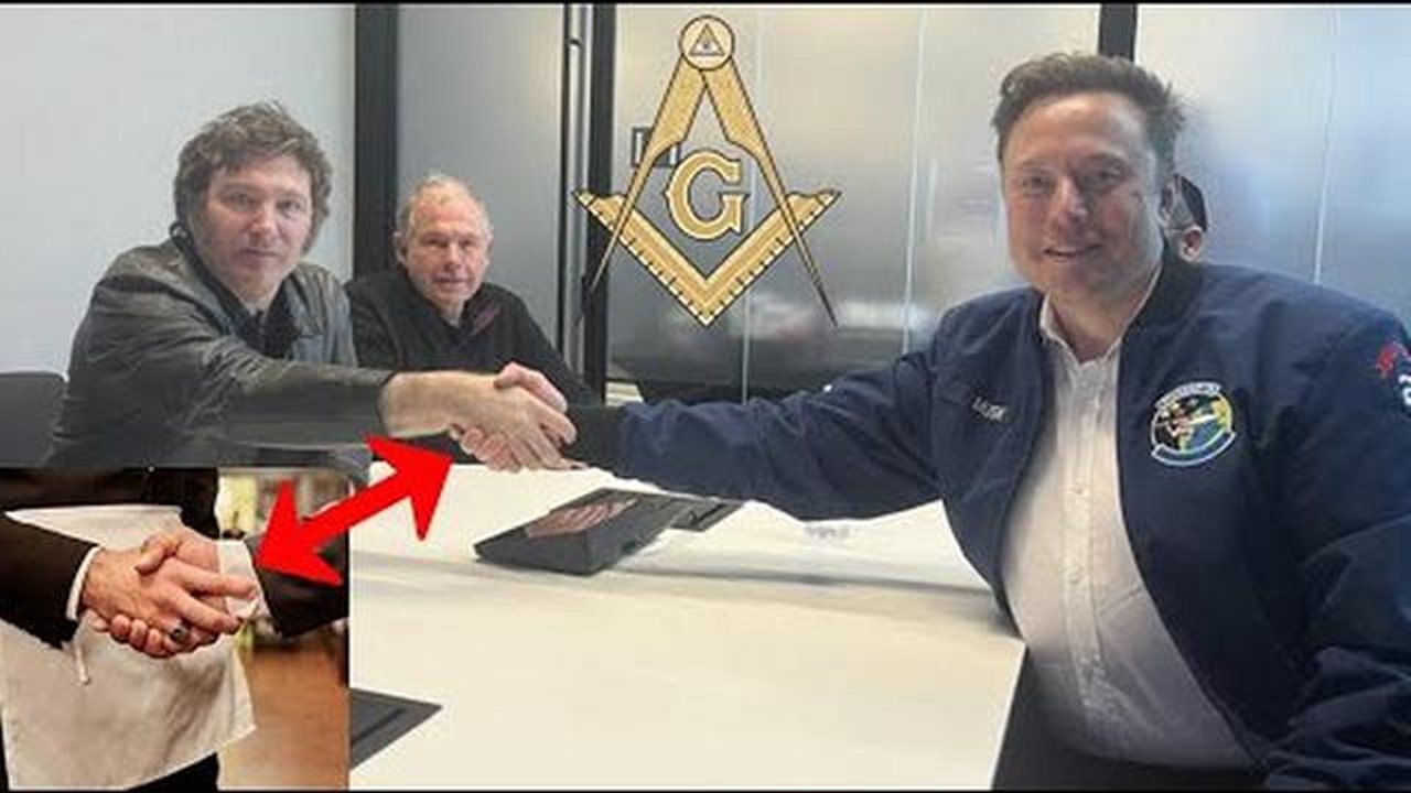 Satanic Pedophile Traitor Psyops Elon Musk and Agentinas Milei in Plain Sight!