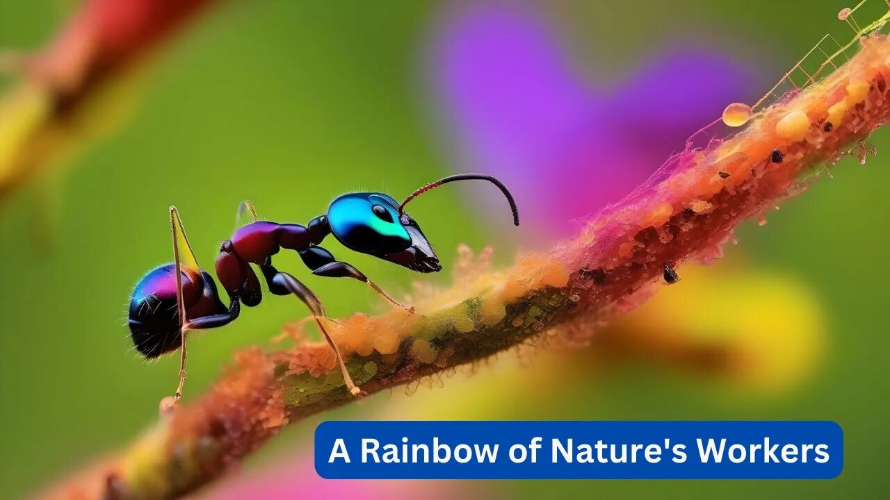 A Rainbow of Nature's Workers I The Colors of Ants