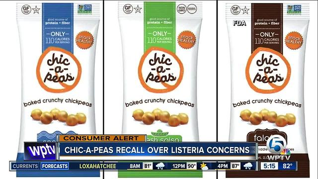 Chic-a-Peas recalls products for listeria concerns