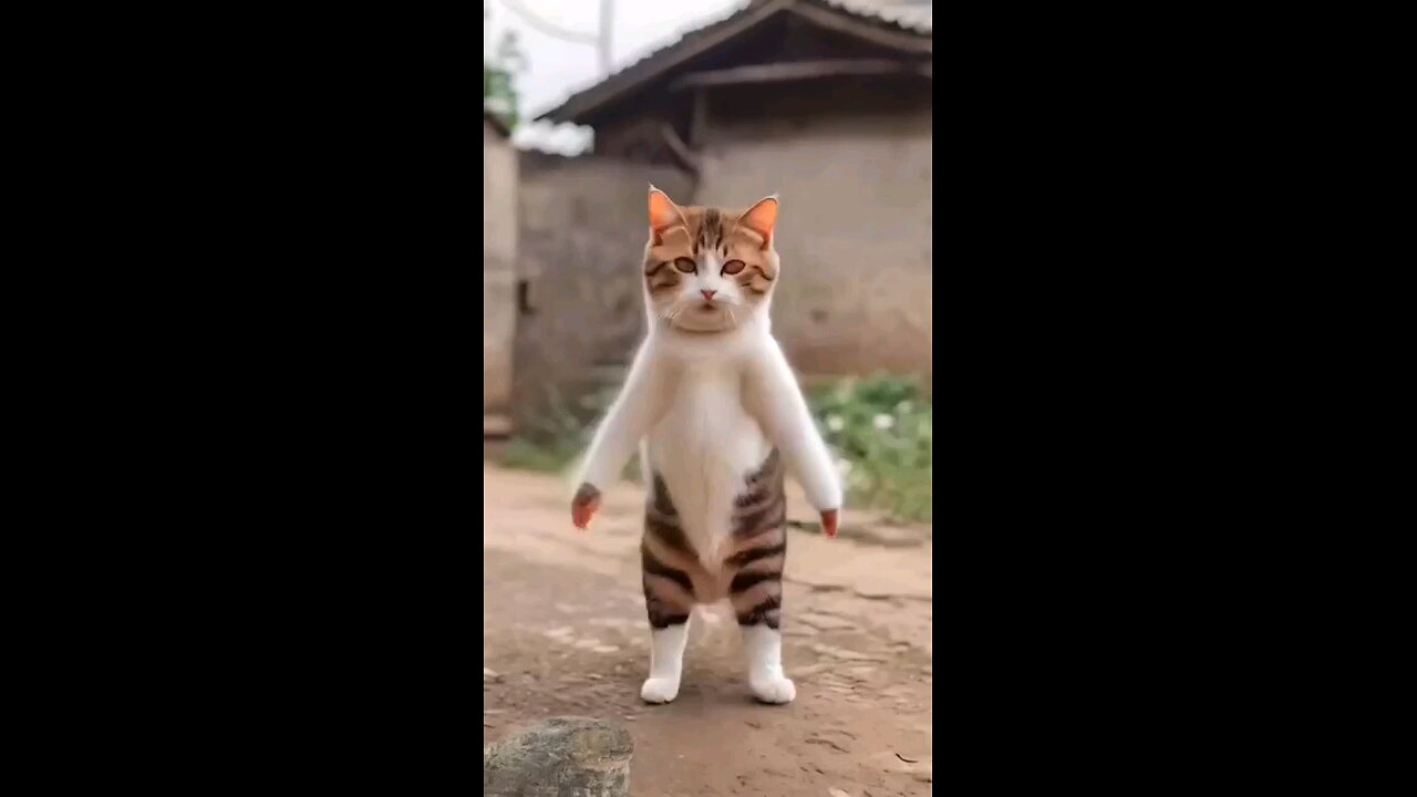 cat dancing